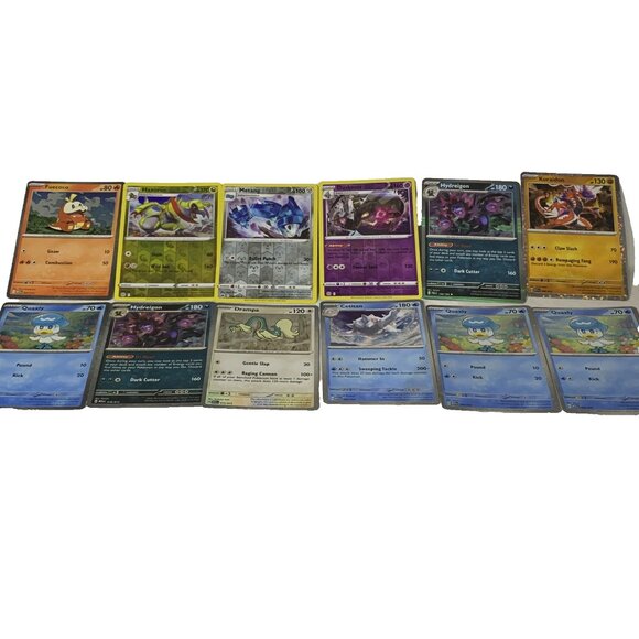 Pokémon Card Lot Dusknoir Haxorus Drampa Cetitan Illustration Rare Holo TCG - Picture 1 of 4